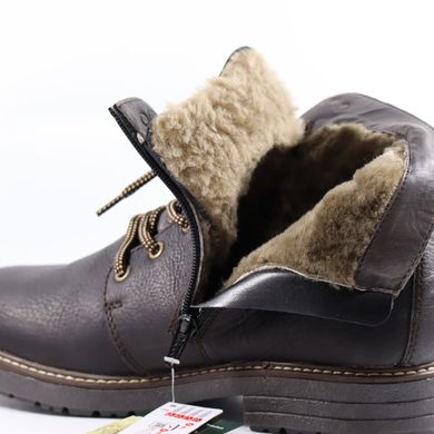 Фотография 4 зимние мужские ботинки RIEKER 33121-25 brown