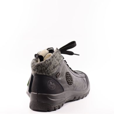 Фотография 4 женские зимние ботинки RIEKER L7110-01 black