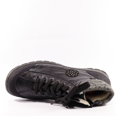Фотография 5 женские зимние ботинки RIEKER L7110-01 black