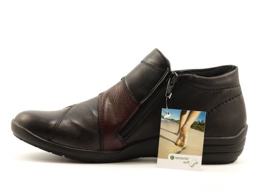 Фотографія 4 жіночі осінні черевики REMONTE (Rieker) R7674-02 black