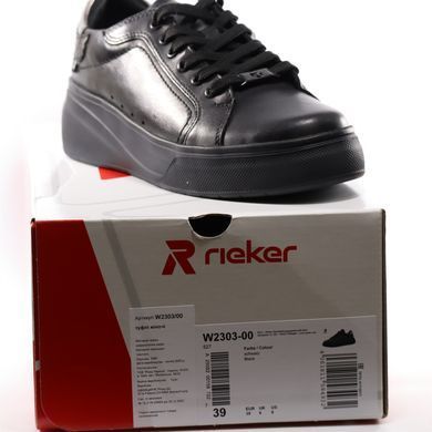Фотографія 8 Жіночі кеди RIEKER W2303-00 black