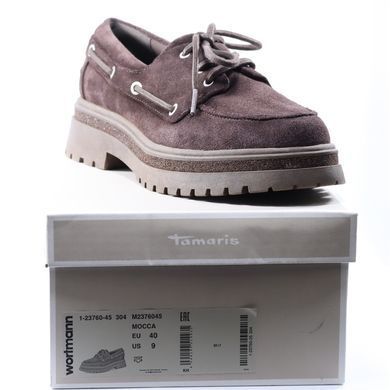 Фотографія 7 Жіночі туфлі на низьких підборах TAMARIS 1-23760-45 304 mocca