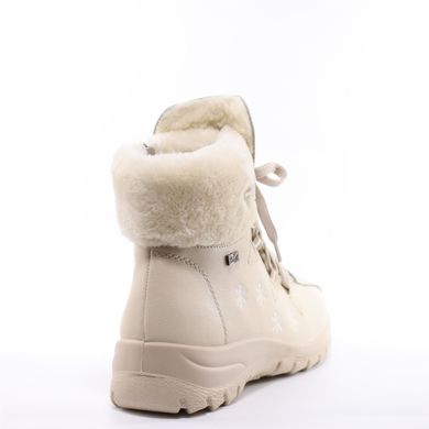 Фотография 4 женские зимние ботинки RIEKER L7106-60 beige