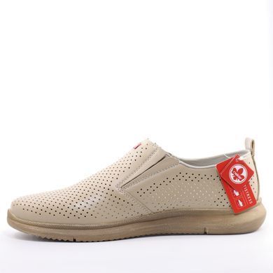 Фотография 3 Мужские летние туфли с перфорацией RIEKER 10452-60 beige