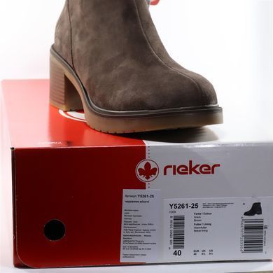Фотографія 9 Жіночі осінні черевики RIEKER Y5261-25 brown