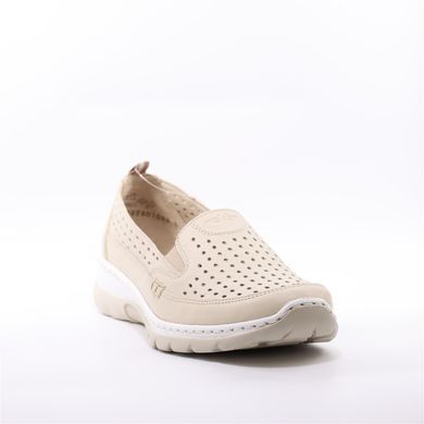 Фотография 2 Женские летние туфли с перфорацией RIEKER L32F4-60 beige