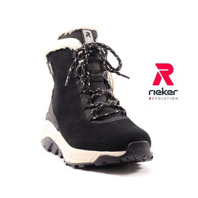 Фотография 2 женские зимние ботинки RIEKER W0060-00 black