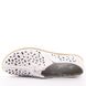 жіночі літні туфлі з перфорацією RIEKER 44863-80 white фото 5 mini