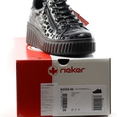 Фотография 9 Женские кеды RIEKER N2555-00 black
