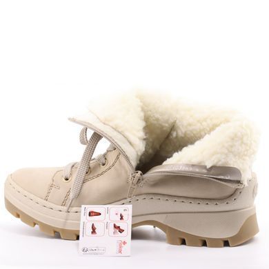 Фотография 5 Женские зимние ботинки RIEKER X9334-62 beige