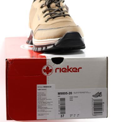 Фотография 8 Кроссовки женские RIEKER M9805-20 beige