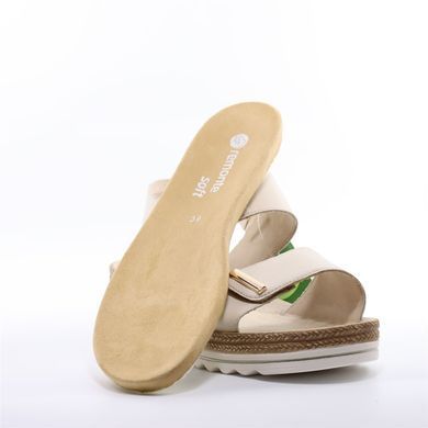 Фотографія 3 Жіночі босоніжки на платформі REMONTE (by Rieker) D0Q59-61 beige