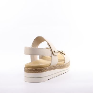 Фотографія 5 Жіночі босоніжки на платформі REMONTE (by Rieker) D0Q59-61 beige