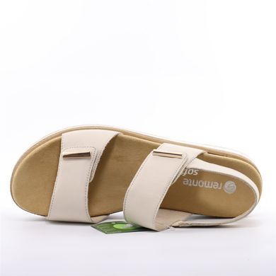 Фотографія 6 Жіночі босоніжки на платформі REMONTE (by Rieker) D0Q59-61 beige