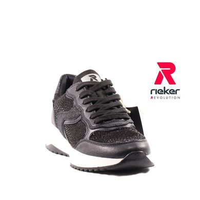 Фотографія 2 кросівки жіночі RIEKER W1304-00 black