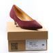 Жіночі туфлі на низьких підборах BRAVO MODA 0422 bordo zamsz фото 7 mini