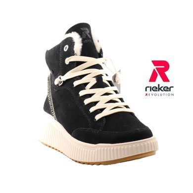 Фотография 2 Женские осенние ботинки RIEKER W1771-00 black