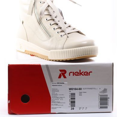 Фотографія 9 Жіночі осінні черевики RIEKER W0164-60 beige