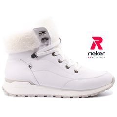 Фотографія 1 жіночі зимові черевики RIEKER W0670-80 white