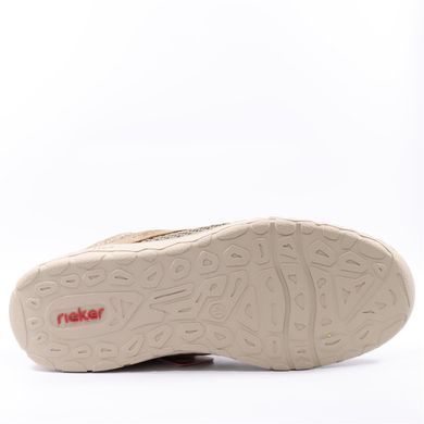 Фотография 7 Мужские летние туфли с перфорацией RIEKER 08365-64 beige
