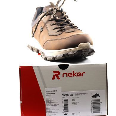 Фотография 8 Кроссовки мужские RIEKER 35503-25 brown