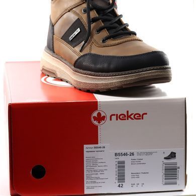Фотографія 8 Зимові чоловічі черевики RIEKER B5546-26 brown