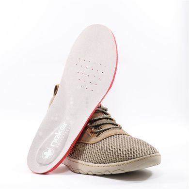 Фотография 3 Мужские летние туфли с перфорацией RIEKER 08365-64 beige