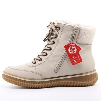 Фотография 3 Женские зимние ботинки RIEKER 74205-60 beige