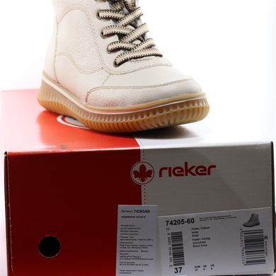 Фотография 7 Женские зимние ботинки RIEKER 74205-60 beige
