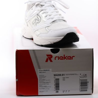 Фотографія 9 Кросівки жіночі RIEKER W4200-81 white