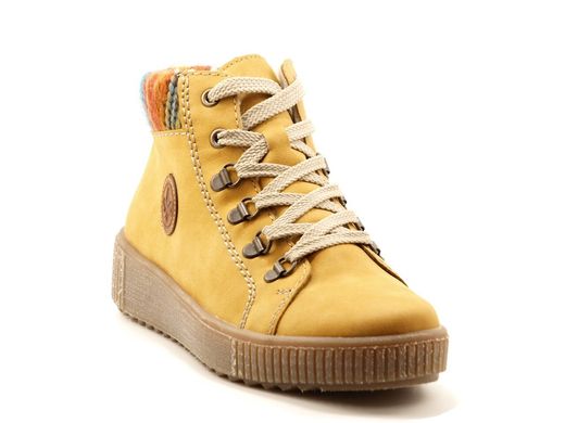 Фотографія 2 черевики RIEKER M6411-68 yellow