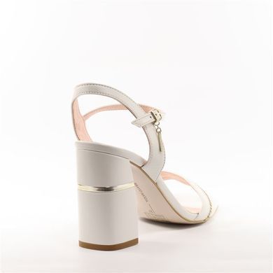 Фотография 4 Женские босоножки на высоком каблуке BRAVO MODA 1843 white skora