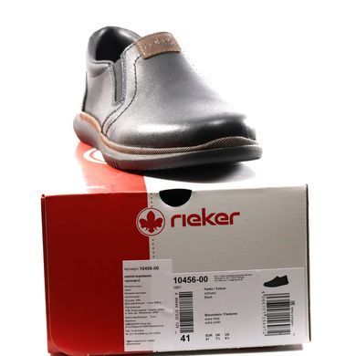 Фотографія 7 Чоловічі туфлі RIEKER 10456-00 black