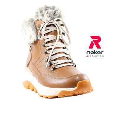Фотография 2 Женские зимние ботинки RIEKER W0063-22 brown