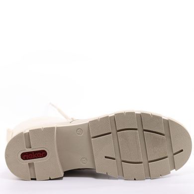 Фотография 7 Зимние женские полусапоги RIEKER Y7116-60 beige