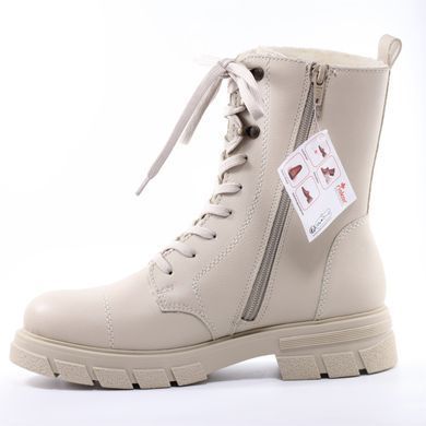 Фотография 3 Зимние женские полусапоги RIEKER Z9119-60 beige