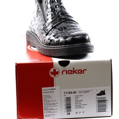 Фотографія 8 Жіночі осінні черевики RIEKER 71150-00 black