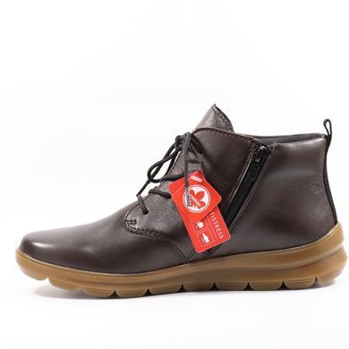 Фотография 3 Женские осенние ботинки RIEKER Z0022-25 brown