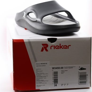 Фотография 7 Пантолеты женские (шлёпанцы) RIEKER W3450-00 black