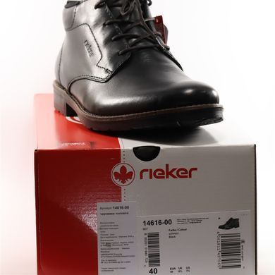 Фотографія 7 Зимові чоловічі черевики RIEKER 14616-00 black