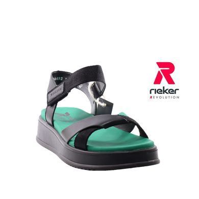 Фотография 2 Женские босоножки на низком ходу RIEKER W0851-00