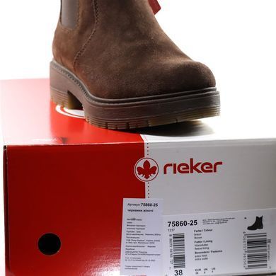 Фотографія 9 Жіночі зимові черевики RIEKER 75860-25 brown