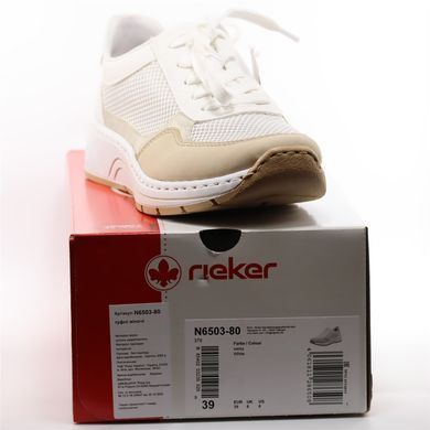 Фотография 7 Кроссовки женские RIEKER N6503-80 white