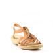 Женские босоножки на низком ходу RIEKER 61850-24 brown фото 2 mini