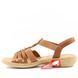 Женские босоножки на низком ходу RIEKER 61850-24 brown фото 3 mini