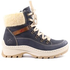 Фотография 1 женские зимние ботинки RIEKER X9338-14 blue
