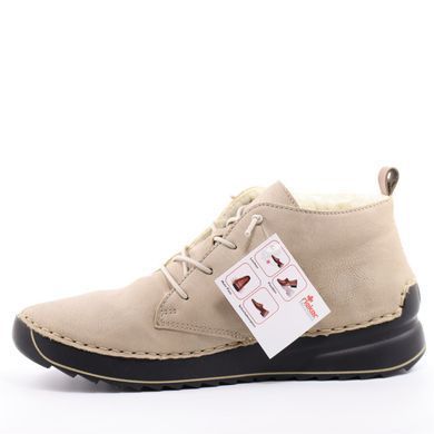 Фотография 3 Женские зимние ботинки RIEKER 51510-60 beige