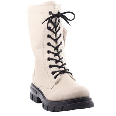 Фотография 2 Зимние женские полусапоги RIEKER Z9108-60 beige