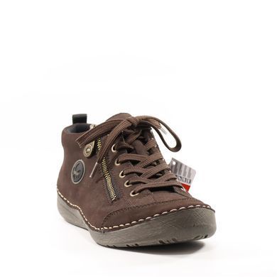 Фотография 2 Женские осенние ботинки RIEKER 52514-26 brown