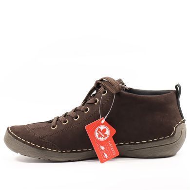 Фотография 4 Женские осенние ботинки RIEKER 52514-26 brown